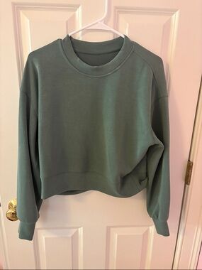 lululemon athletica Sage Green Crewneck Sweatshirt